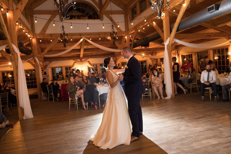 The first dance at Bridges Golf Course